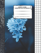Graph Paper Composition Notebook: 110 Pages - Quad Ruled 4x4 - 8.5" x 11" Large Notebook with Grid Paper - Math Notebook For Students