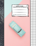 Graph Paper Composition Notebook: 110 Pages - Quad Ruled 4x4 - 8.5" x 11" Large Notebook with Grid Paper - Math Notebook For Students