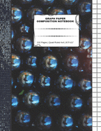 Graph Paper Composition Notebook: 110 Pages - Quad Ruled 4x4 - 8.5" x 11" Marbles Large Notebook with Grid Paper - Math Notebook For Students