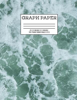 Graph Paper: Notebook Cute Water Ocean Lake Pattern Cover Graphing Paper Composition Book Cute Pattern Cover Graphing Paper Composition Book - Notebook, Majestical