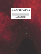 Graph Paper: Notebook Outer Space Galaxy Stars Cute Pattern Cover Graphing Paper Composition Book Cute Pattern Cover Graphing Paper Composition Book