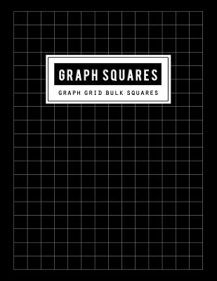 Graph Squares: Grid Bulk Notebook and Ruled White Paper Handwriting for Structuring, Sketch, Technical of Design (Thick Solid Lines) Black Cover - Publishing, Bg