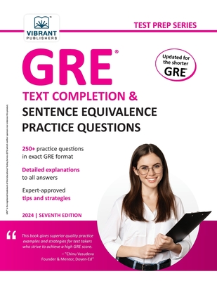 GRE Text Completion and Sentence Equivalence Practice Questions - Publishers, Vibrant