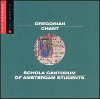 Gregorian Chant - Schola Cantorum of Amsterdam Students (choir, chorus)
