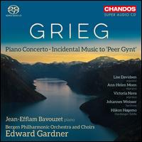Grieg: Piano Concerto; Incidental Music to "Peer Gynt" - Ann-Helen Moen (soprano); Jean-Efflam Bavouzet (piano); Johannes Weisser (baritone); Lise Davidsen (soprano);...