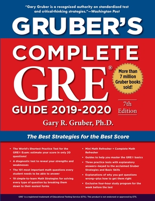 Gruber's Complete GRE Guide 2019-2020 - Gruber, Gary, PhD