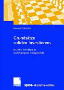 Grundstze soliden Investierens: In zehn Schritten zu nachhaltigem Anlageerfolg