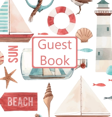 Guest Book, Visitors Book, Guests Comments, Vacation Home Guest Book, Beach House Guest Book, Comments Book, Visitor Book, Nautical Guest Book, Holiday Guest Book (Hardback) - Publishing, Lollys