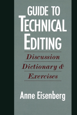 Guide to Technical Editing - Eisenberg