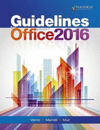 Guidelines for Microsoft Office 2016: Text with Physical eBook Code