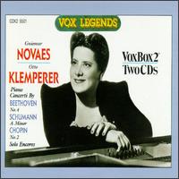 Guiomar Novaes; Otto Klemperer - Guiomar Novas (piano); Wiener Symphoniker; Otto Klemperer (conductor)