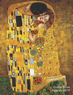Gustav Klimt Agenda 2019: Art Nouveau Agenda Settimanale Con Calendario 2019 - Il Bacio - 1 Settimana Per Pagina - Da Gennaio a Dicembre 2019