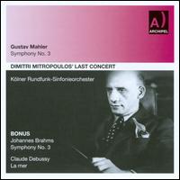 Gustav Mahler: Symphony No. 3 - Lucretia West (alto); Dimitri Mitropoulos (conductor)