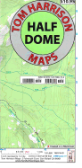 Half Dome: Glacier Point, Yosemite Creek, Tenaya Lake, Little Yosemite Valley Trail Map