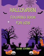 Halloween Coloring Book: For Kids Ages 6-12