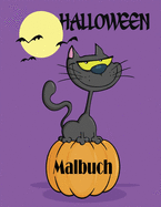 Halloween Malbuch: Kleinkinder Halloween Buch, 8-12 Jahre, mit: Tricks Zauber Monster