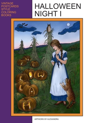 Halloween Night I: Coloring Book - Alexandra