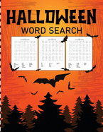 Halloween Word Search: Puzzle Activity Book For Kids Ages 5-8 Juvenile Gifts With Key Solution Pages