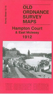Hampton Court and East Molesey 1912: Surrey Sheet 12.13