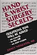 Hand and Wrist Surgery Secrets - Weinzweig, Jeffrey, MD, Facs