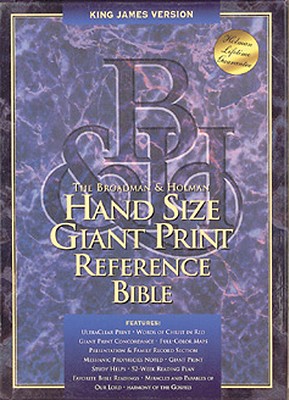 Hand Size Giant Print Reference Bible-KJV - Holman Bible Editorial (Editor)