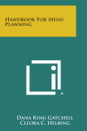 Handbook for Menu Planning