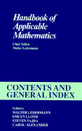 Handbook of Applicable Mathematics: Contents and General Index - Ledermann, Walter (Editor)