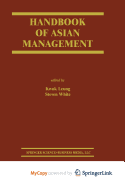 Handbook of Asian Management - Kwok Leung (Editor), and White, Steven (Editor)