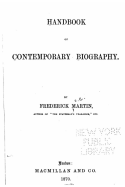 Handbook of Contemporary Biography