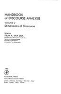 Handbook of Discourse Analysis Vol. 2: Dimensions of Discourse