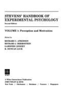 Handbook of Experimental Psychology - Stevens, Stanley S. (Editor), and Atkinson, Richard C. (Revised by), and etc. (Revised by)