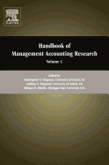 Handbook of Management Accounting Research: Volume 1