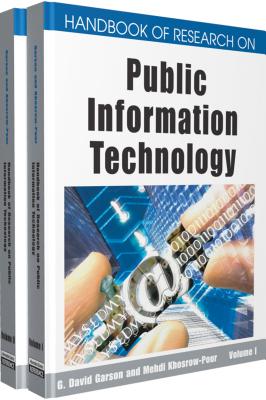 Handbook of Research on Public Information Technology - Garson, G David, Professor (Editor)