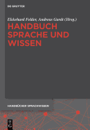 Handbuch Sprache Und Wissen