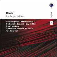 Handel: La Resurrezione - Barbara Schlick (soprano); Guillemette Laurens (contralto); Guy de Mey (tenor); Klaus Mertens (bass);...