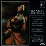 Handel: Theodora [Highlights] - David Thomas (bass); Jeffrey Thomas (tenor); Lorraine Hunt Lieberson (soprano); Neal Rogers (tenor); University of California Chamber Choir (choir, chorus); Nicholas McGegan (conductor)