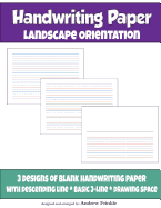 Handwriting Paper: Landscape Orientation