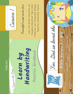 Handwriting Practice Workbook - Bible Verses 1 - NIV - Cursive, Level 1: Learn by Handwriting. John 3:16 + John 14:6 + Philippians 4:13 + Proverbs 3:5-6 + Matthew 6:33. Adults and Children - BV1C1LE