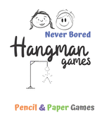 Hangman Games: Puzzels --Paper & Pencil Games: 2 Player Activity Book Hangman -- Fun Activities for Family Time