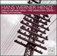 Hans Werner Henze: Ode to the West Wind; Five Neapolitan Songs; Three Dithyrambs - Gustav Rivinius (cello); Roland Hermann (baritone); Saarbrucken Radio Symphony Orchestra