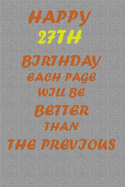 Happy 27th Birthday!