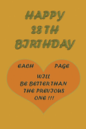 Happy 28Th Birthday: each page will be better than the previous one !!!