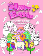 Happy Easter Coloring Book plus mazes