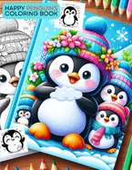 Happy Penguins Coloring Book