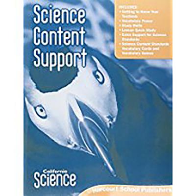 Harcourt School Publishers Science: Science Content Support Student Edition Science 08 Grade 3 - Harcourt School Publishers (Prepared for publication by)