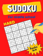 Hard Sudoku For Middle School Puzzles 16x16: Math riddles book for Teens, smart gifts for Boy & Girl, worksheet and answer key one puzzle per page