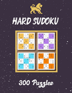Hard Sudoku puzzle: 300 sudoku puzzle includes solutions