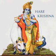 Hare Krishna: 150-Page Blank Writing Diary with Hindu Deity Krishna 8.5 X 8.5 Square (Grey) (Symbology Series of Writing Journals) (Volume 2)
