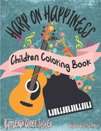 Harp on Happiness: Children's Coloring Book: Fun Musical Coloring Book