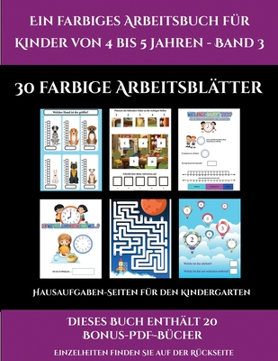 Hausaufgaben-Seiten F?r Den Kindergarten (Ein Farbiges Arbeitsbuch F?r ...